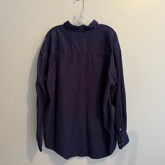 Vintage St. John's Bay Men's XL Cotton Corduroy Long Sleeve Button Down Shirt - Picture 9 of 13